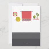 Mexicaanse setting uitnodiging (Achterkant)