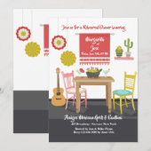 Mexicaanse setting uitnodiging (Voorkant / Achterkant)