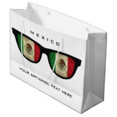 Mexicaanse Shades aangepaste tekst en cadeautas vo (Voorkant Gekanteld)