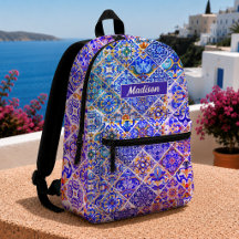 Mexicaanse Siciliaanse Mediterrane Paarse Blauwe T