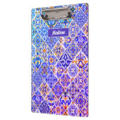 Mexicaanse Siciliaanse Mediterrane paarse tegels Klembord (Links)