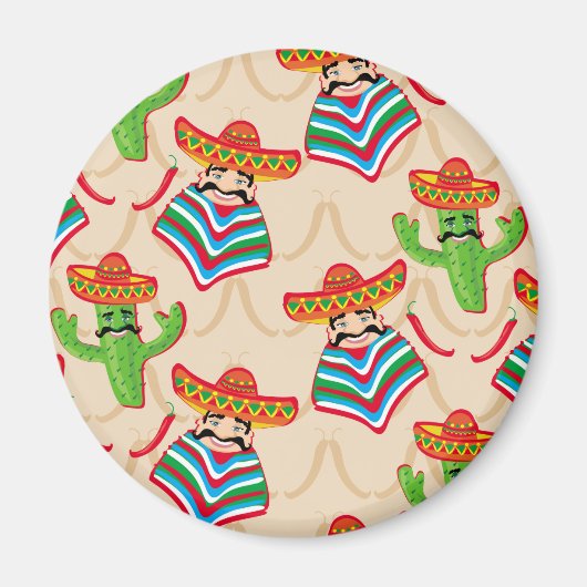 Mexicaanse siësta magneet (Voorkant)