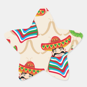 Mexicaanse siësta ster sticker