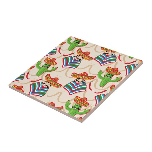 Mexicaanse siësta tegeltje (Zijkant)