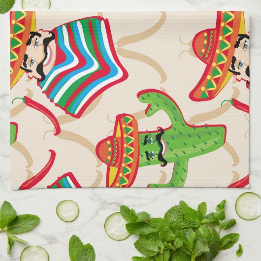 Mexicaanse siësta theedoek (Gevouwen)