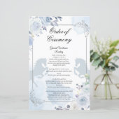 Mexicaanse Silver Baptism Orde der Ceremonie (Staand voorkant)