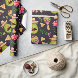 Mexicaanse sipy Fiesta-pakpapier Cadeaupapier