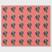 Mexicaanse skeleton Motherly Love Cadeaupapier (Vlak)