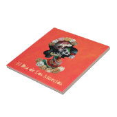 Mexicaanse skeleton Motherly Love Tegeltje (Zijkant)