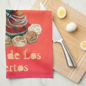 Mexicaanse skeleton Motherly Love Theedoek (Quarter Fold)