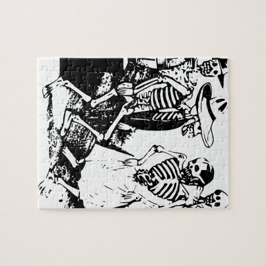Mexicaanse skeletten van Gran-Fandango Legpuzzel (Horizontaal)