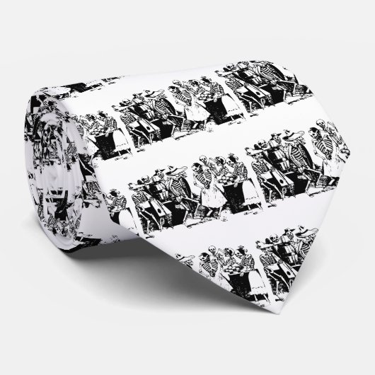 Mexicaanse skeletten van Gran-Fandango Stropdas (Opgerold)