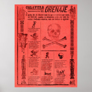 Mexicaanse Skulls Poster