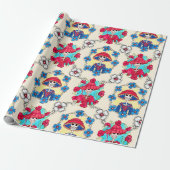 Mexicaanse Skulls wrapppapier Cadeaupapier (Uitgerold)