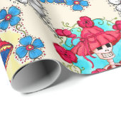 Mexicaanse Skulls wrapppapier Cadeaupapier (Rol Hoek)