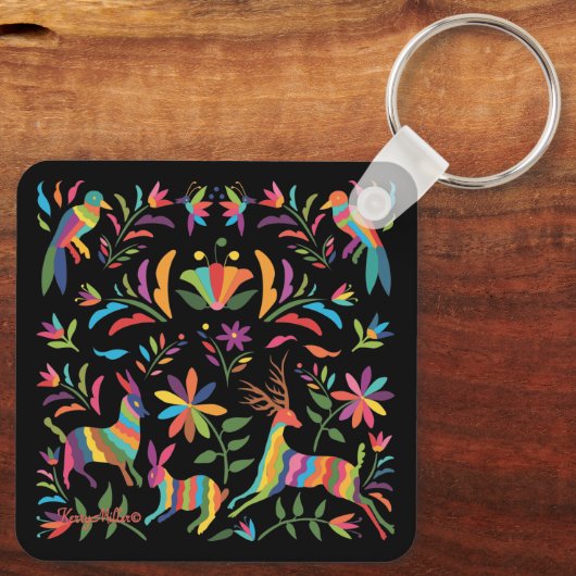 Mexicaanse Sleutelhanger Otomi (Achterkant)