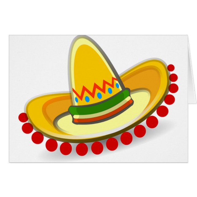 Mexicaanse Sombrero (Voorkant Horizontaal)