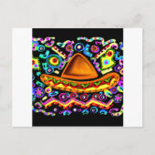 Mexicaanse Sombrero Briefkaart (Voorkant)