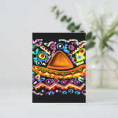 Mexicaanse Sombrero Briefkaart (Staand voorkant)