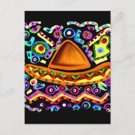 Mexicaanse Sombrero Briefkaart