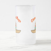 Mexicaanse Sombrero Cinco de Mayo T-shirts en cade Matglas Bierpul (Center)