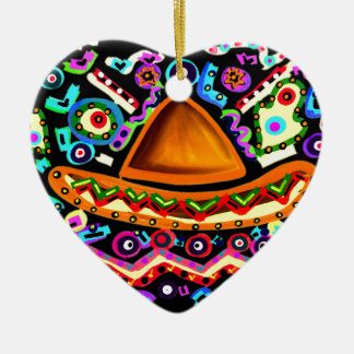 Mexicaanse Sombrero Keramisch Ornament