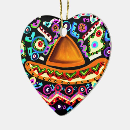 Mexicaanse Sombrero Keramisch Ornament (Links)
