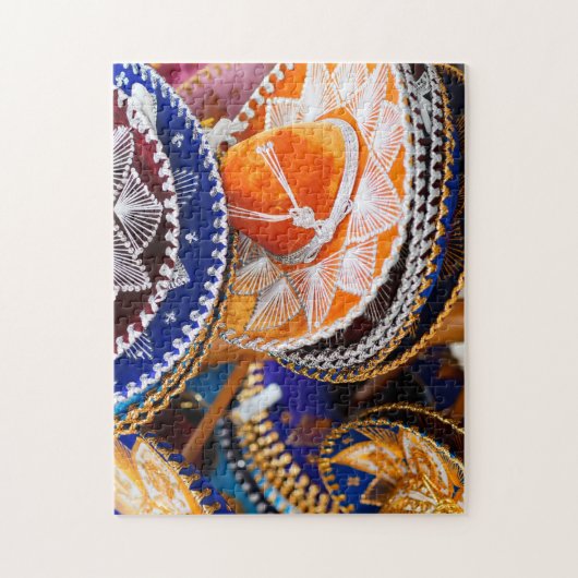 Mexicaanse sombrero legpuzzel (Verticaal)