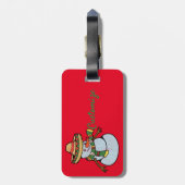 Mexicaanse Sombrero Santa Thunder_Cove Bagagelabel (Achterkant verticaal)