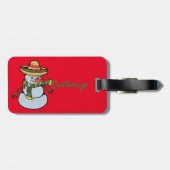 Mexicaanse Sombrero Santa Thunder_Cove Bagagelabel (Achterkant horizontaal)