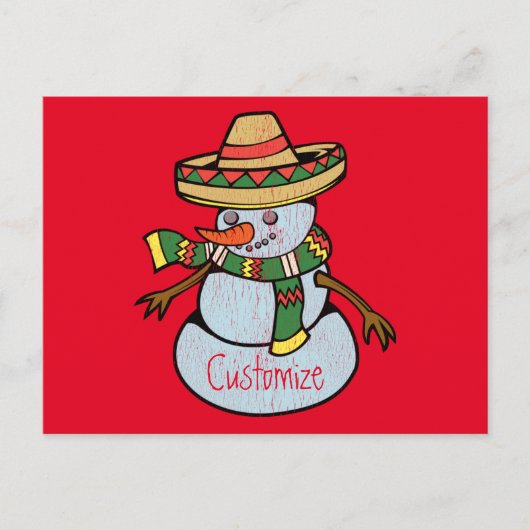 Mexicaanse Sombrero Santa Thunder_Cove Briefkaart (Voorkant)