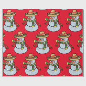 Mexicaanse Sombrero Santa Thunder_Cove Cadeaupapier (Vlak)
