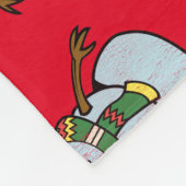 Mexicaanse Sombrero Santa Thunder_Cove Fleece Deken (Hoek)