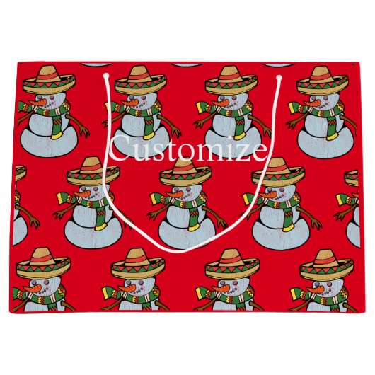 Mexicaanse Sombrero Santa Thunder_Cove Groot Cadeauzakje (Voorkant)