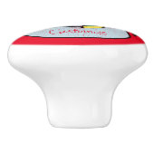 Mexicaanse Sombrero Santa Thunder_Cove Keramische Knop (Zijkant)