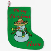 Mexicaanse Sombrero Santa Thunder_Cove Kleine Kerstsok (Voorkant)