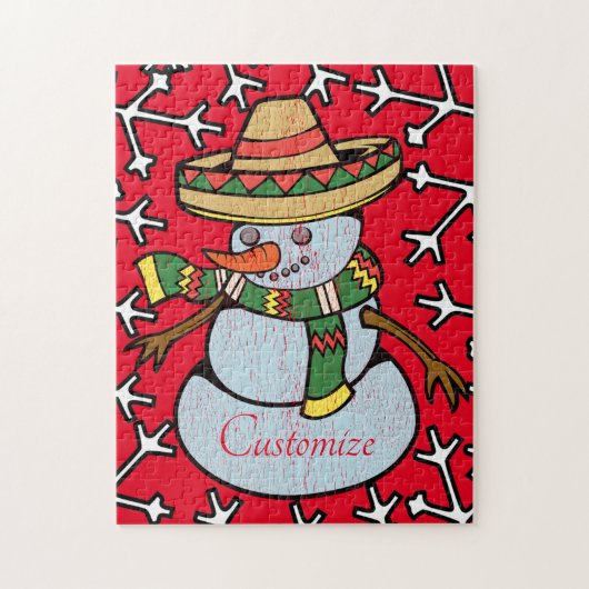 Mexicaanse Sombrero Santa Thunder_Cove Legpuzzel (Verticaal)