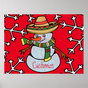 Mexicaanse Sombrero Santa Thunder_Cove Poster