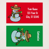 Mexicaanse Sombrero Santa Thunder_Cove Visitekaartje (Voorkant /achterkant)