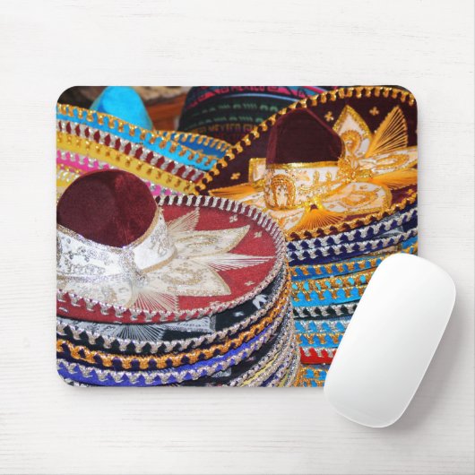 mexicaanse sombreros mousepad muismat (Met muis)