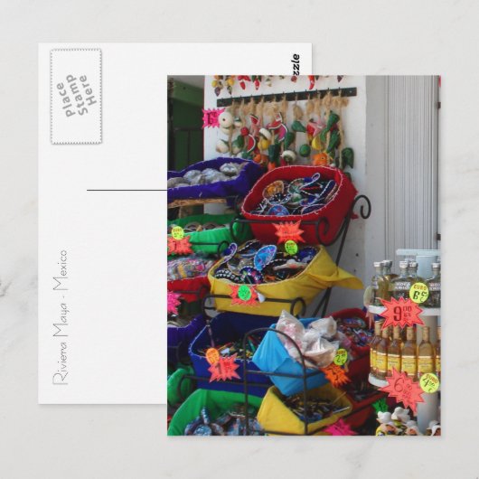 Mexicaanse souvenirs briefkaart (Voorkant / Achterkant)