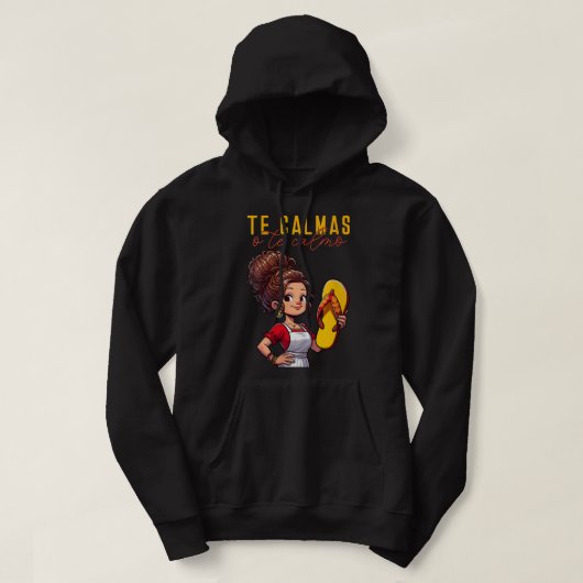 Mexicaanse Spaanse Moeder Moeder Moeder Expressie Hoodie (Design voorkant)