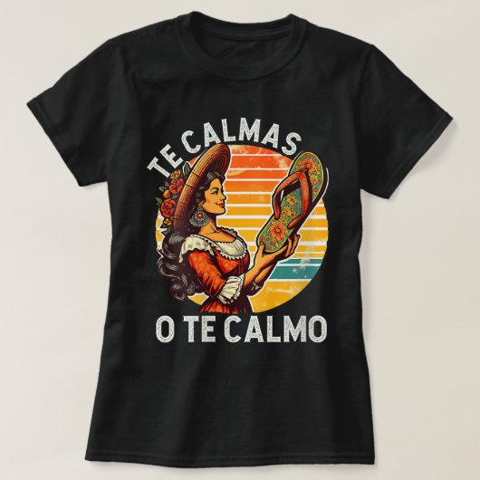 Mexicaanse Spaanse Moeder Moeder Moeder Expressie T-shirt (Design voorkant)