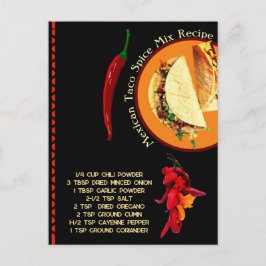 Mexicaanse specerijmix Briefkaart