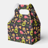 Mexicaanse Spicy Fiesta Favor Box Bedankdoosjes (Achterkant)