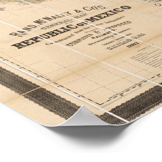 Mexicaanse Spoorweg Poster (Hoek)