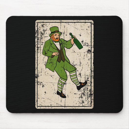 Mexicaanse St Patrick's Day en Cinco de Mayo Gift Muismat (Voorkant)