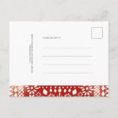 Mexicaanse stijl Baby shower dank u Uitnodiging Briefkaart (Achterkant)