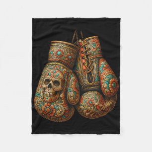 Mexicaanse stijl bokshandschoenen Aztec Maya Fi Fleece Deken