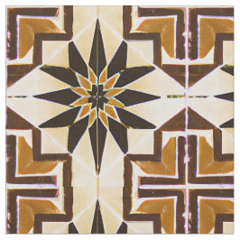 Mexicaanse stijl gesimuleerd mozaïek neutraal brui stof